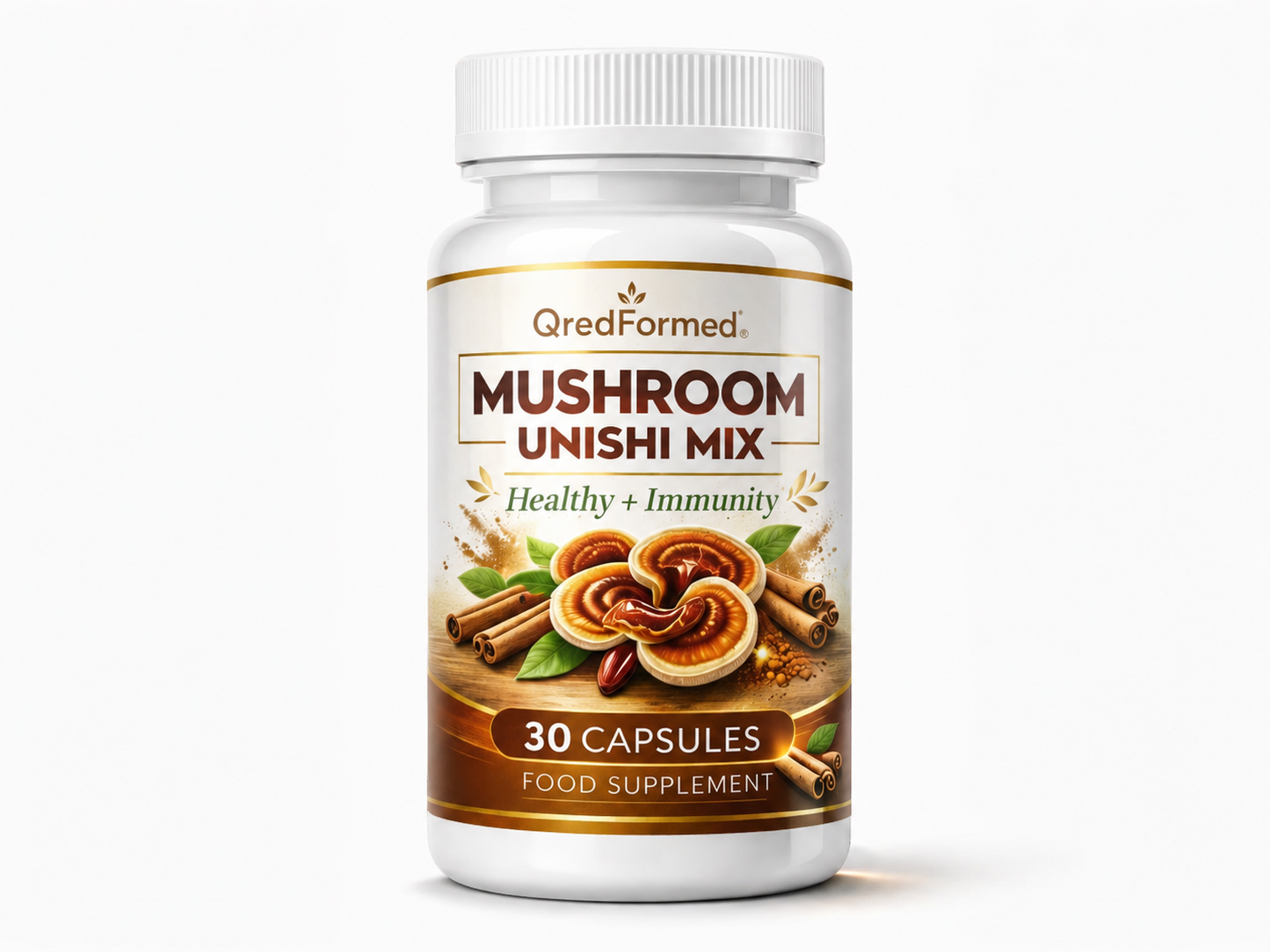 Unishi Mix - Mushroom & Botanical Wellness Formula - 30 Capsules
