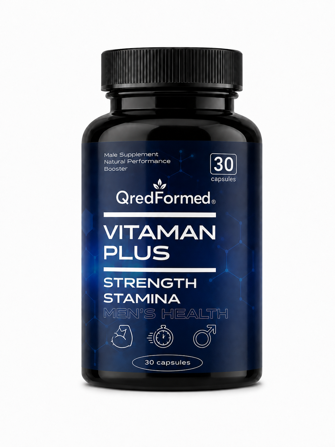 VITAMAN PLUS – Men’s Nutritional Wellness & Vitality Support – 30 Capsules