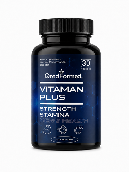 VITAMAN PLUS – Men’s Nutritional Wellness & Vitality Support – 30 Capsules