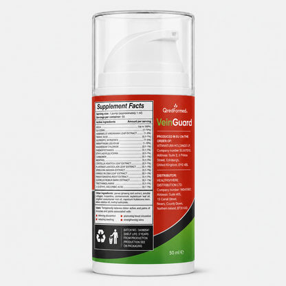 VeinGuard – Cooling Leg Comfort Gel with Botanical Extracts – 50 ml