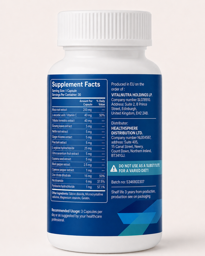 Virastor – Men’s Daily Wellness & Vitality Formula – 30 Capsules