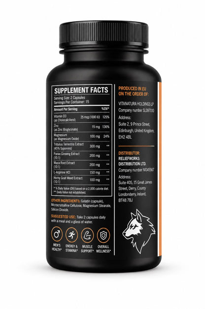 AlphaFuel Pro – Energy & Vitality Formula – 30 Capsules