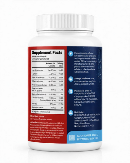 Alviona – Daily Wellness & Active Lifestyle Support Capsules – 30 Capsules