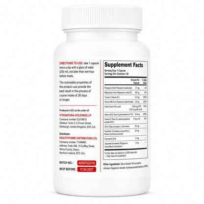 ARTERIN MAX - Cardiovascular Wellness Formula - 30 Capsules