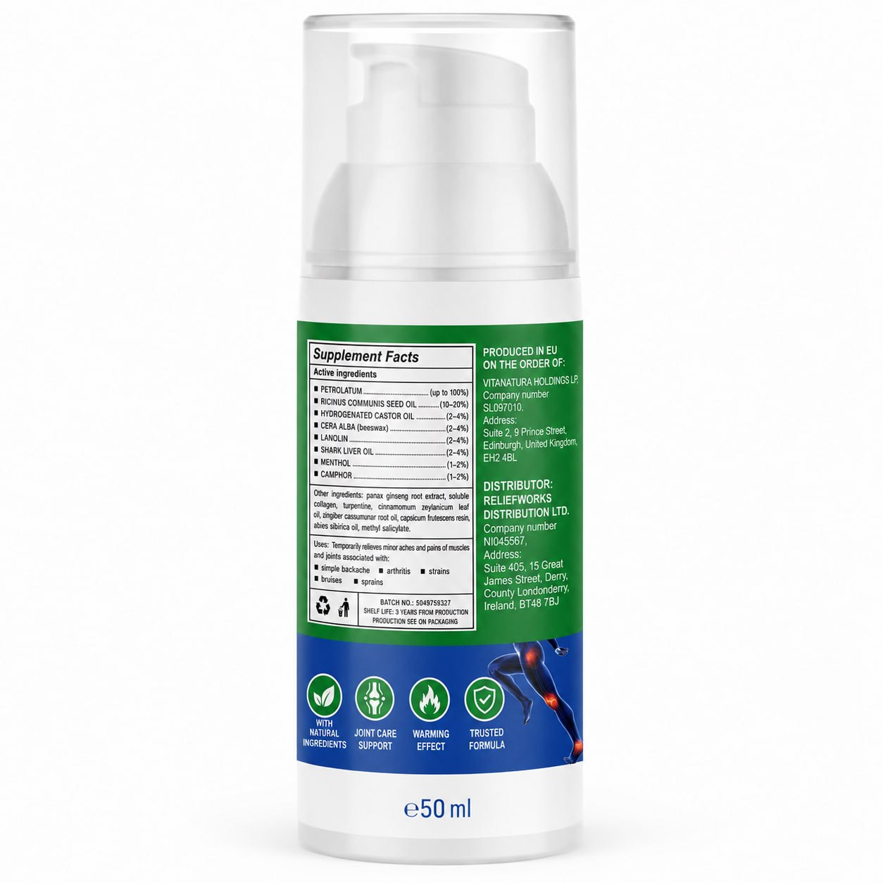 Artro Steel – Comfort & Mobility Cream – 50 ml