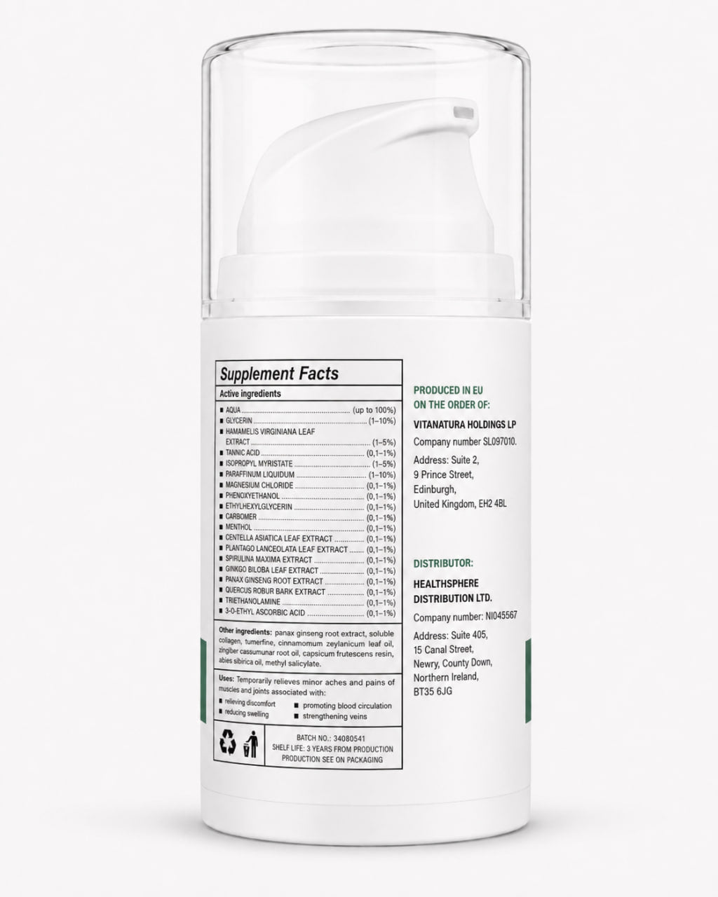 BioArtrin Cream – Joint & Muscle Comfort Warming Care – 50 ml