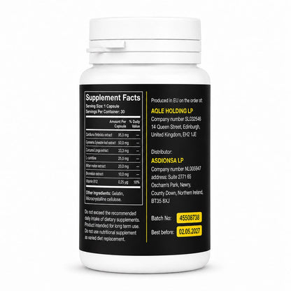 Brain Actives - Cognitive Support Formula - 30 Capsules
