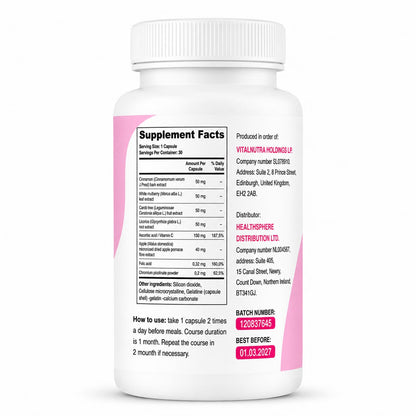 BRAVONA FORTE - Women’s Wellness Support Formula - 30 Capsules