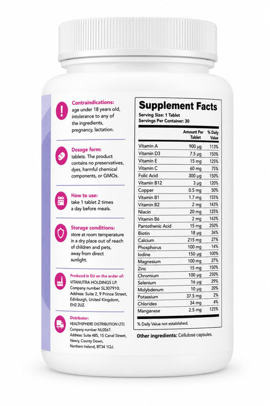Breastfast – Feminine Wellness & Body Care Capsules – 30 Capsules