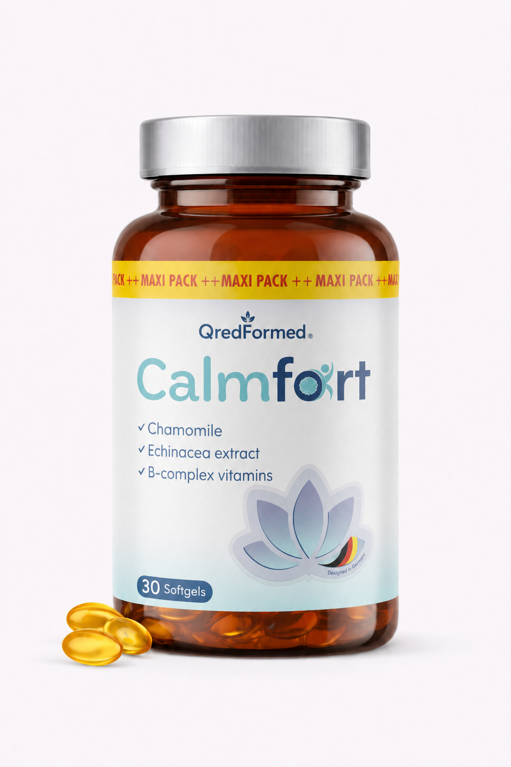 Calmfort – Evening Calm & Sleep Routine Support Formula – 30 Softgels
