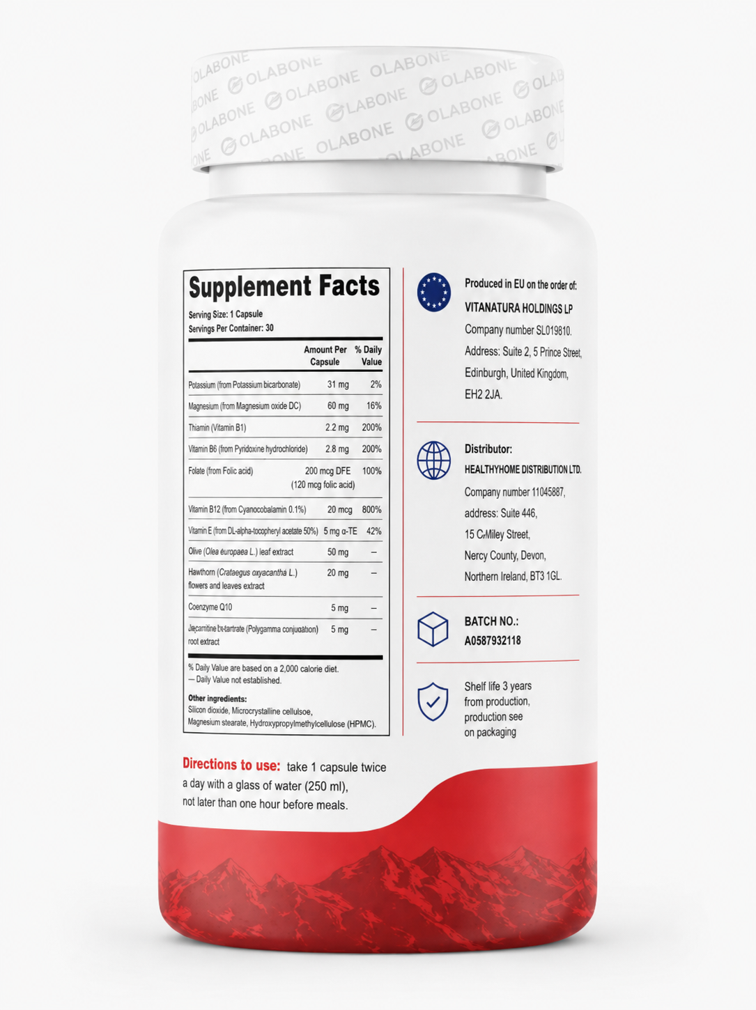 CARDIO BALL - Daily Cardiovascular & Wellness Support - 30 Capsules
