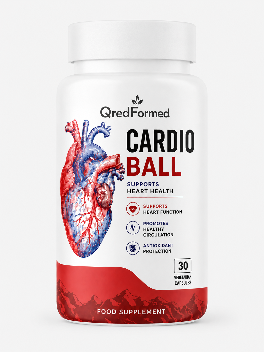 CARDIO BALL - Daily Cardiovascular & Wellness Support - 30 Capsules