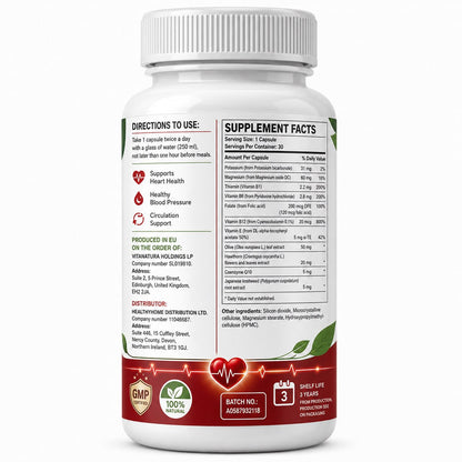 CardioViva – Cardiovascular Wellness Formula – 30 Capsules