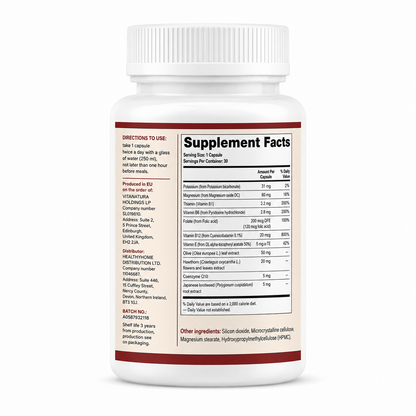 Cardisana - Daily Vitality & Wellness Formula - 30 Capsules