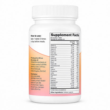 Celinea - Daily Multivitamin Support - 30 Capsules