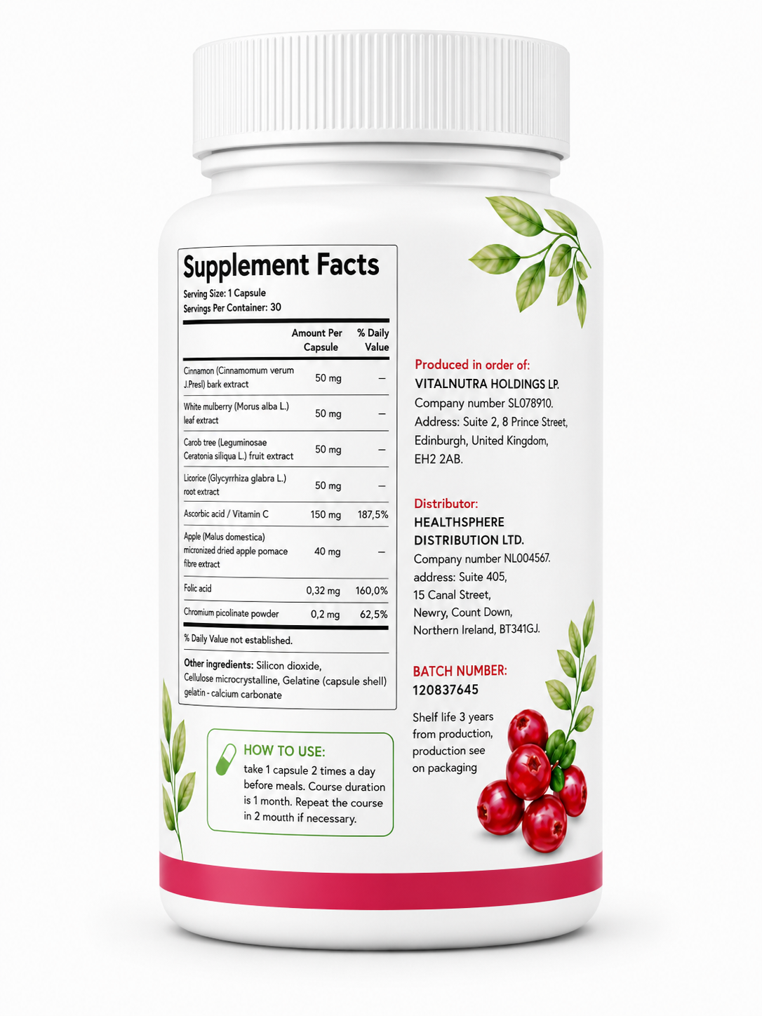 CISTY NOMAL - Daily Wellness & Botanical Support - 30 Capsules