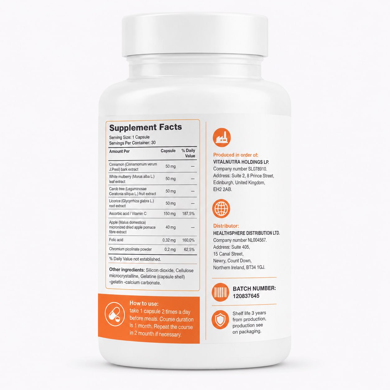 CitrusBurn – Metabolic Wellness Formula – 30 Capsules