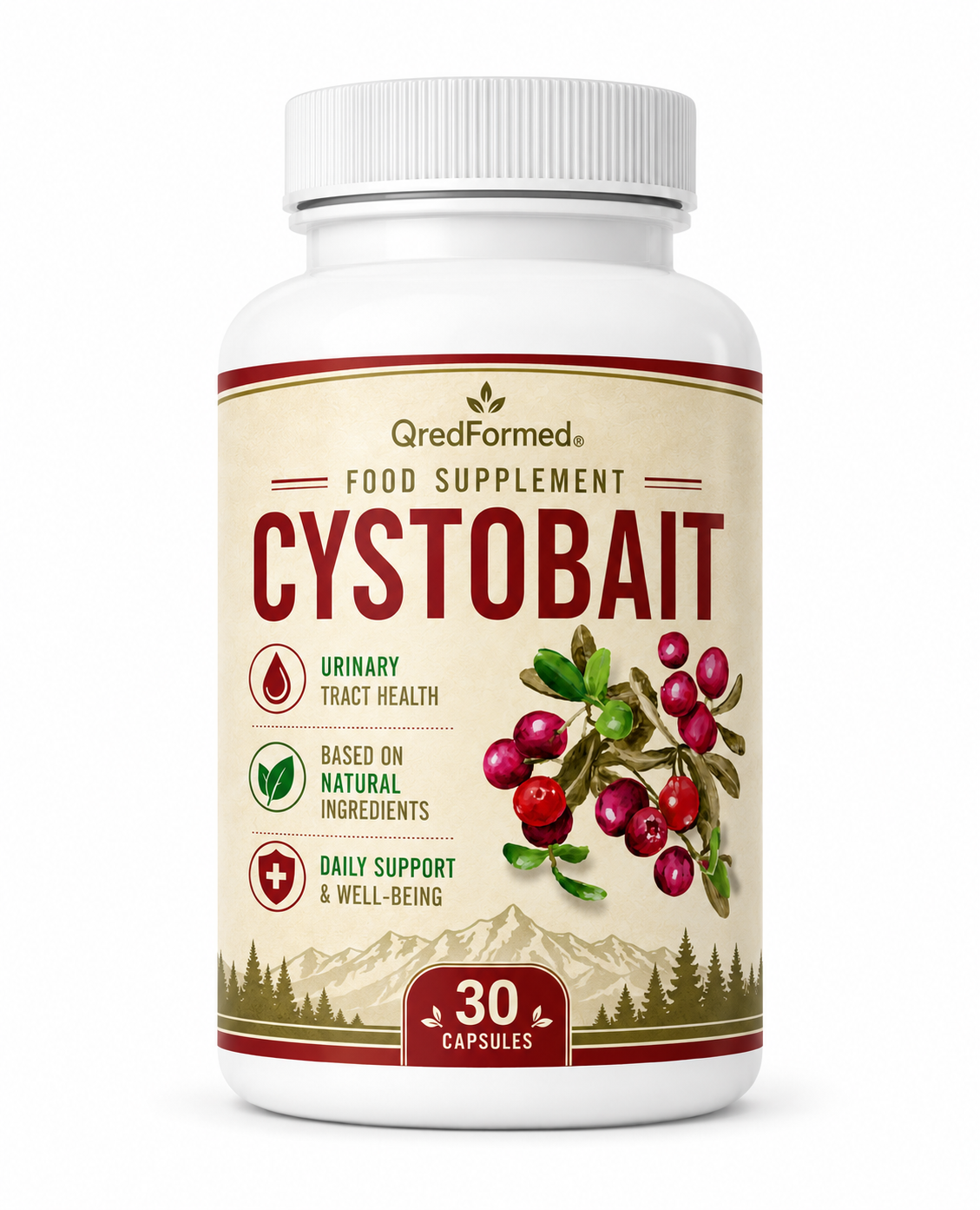 CYSTOBAIT – Daily Urinary Tract & Bladder Comfort Support – 30 Capsules