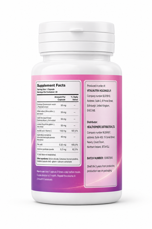 Cystovit – Women’s Daily Urinary Wellness & Personal Balance Support – 30 Capsules