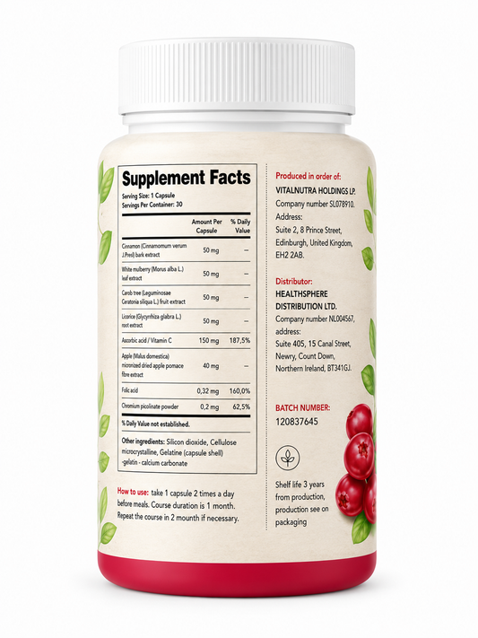 CYSTY COMPLEX - Daily Wellness & Nutritional Support - 30 Capsules
