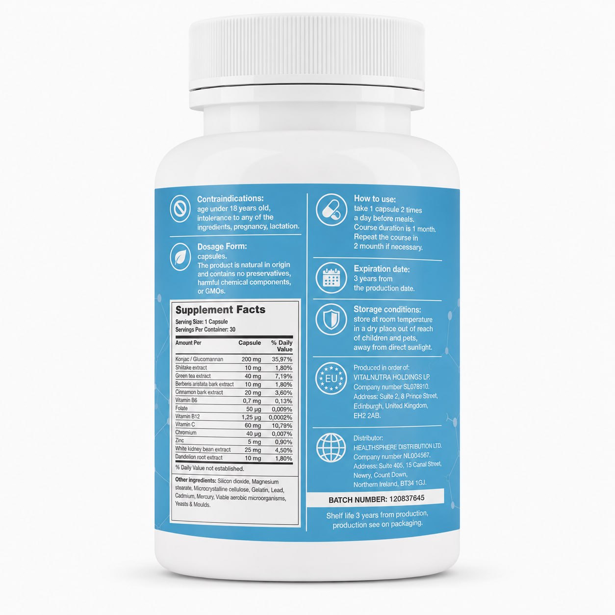 Dentavive – Daily Oral Care Formula – 30 Capsules