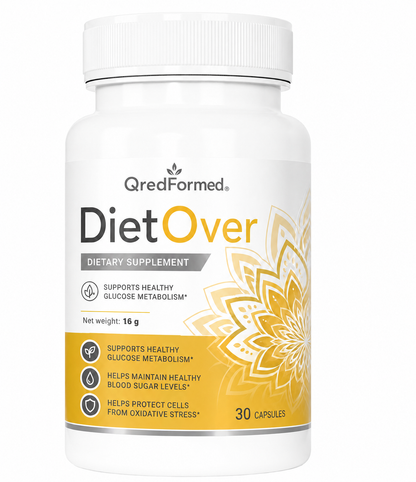 DietOver – Daily Glucose Metabolism & Metabolic Wellness Support – 30 Capsules