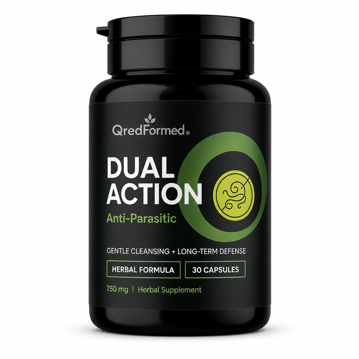 Dual Action - Daily Herbal Wellness Formula - 30 Capsules