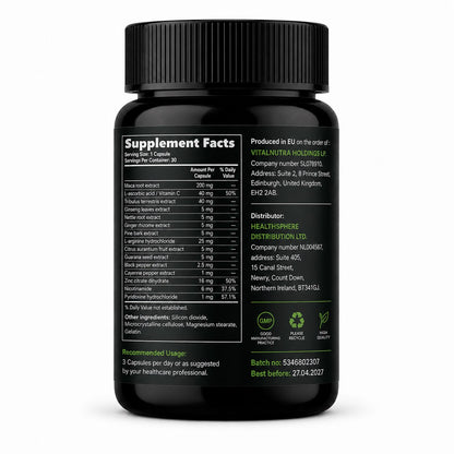 Dual Action - Daily Herbal Wellness Formula - 30 Capsules