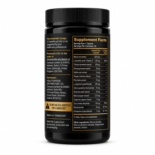 EroPotent – Men’s Vitality & Stamina Support Capsules – 30 Capsules