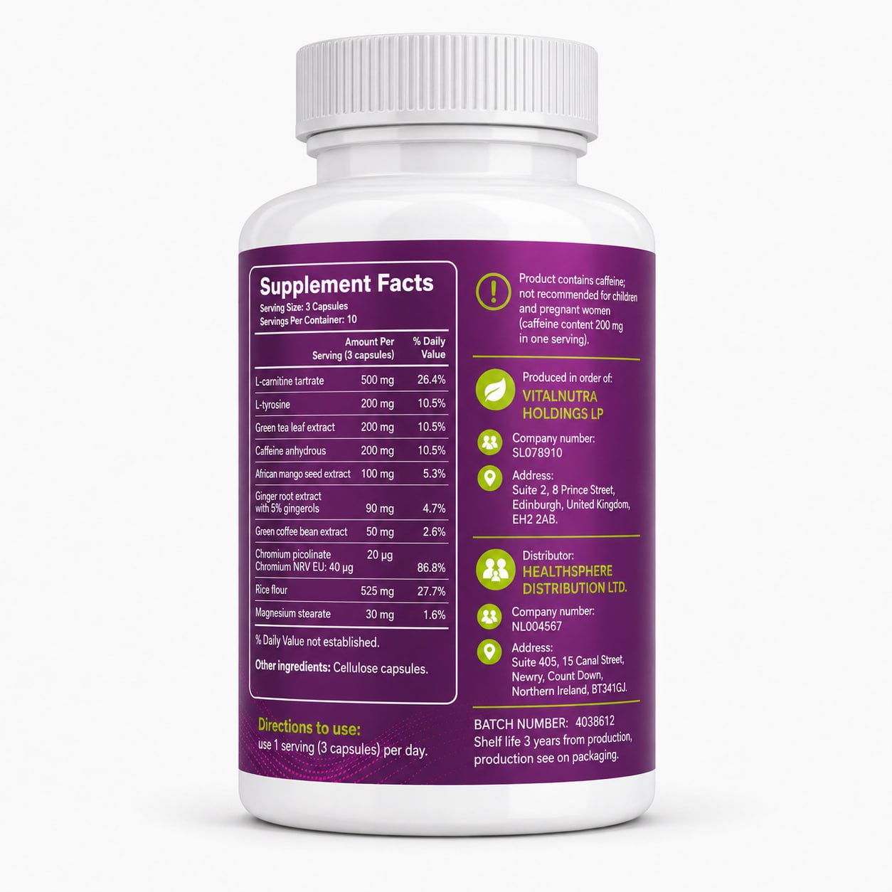 Figoxal - Daily Metabolism Support Formula - 30 Capsules