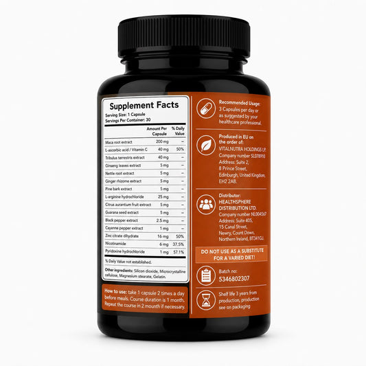 FIGURYNA - Daily Metabolism & Wellness Support Supplement - 30 Capsules