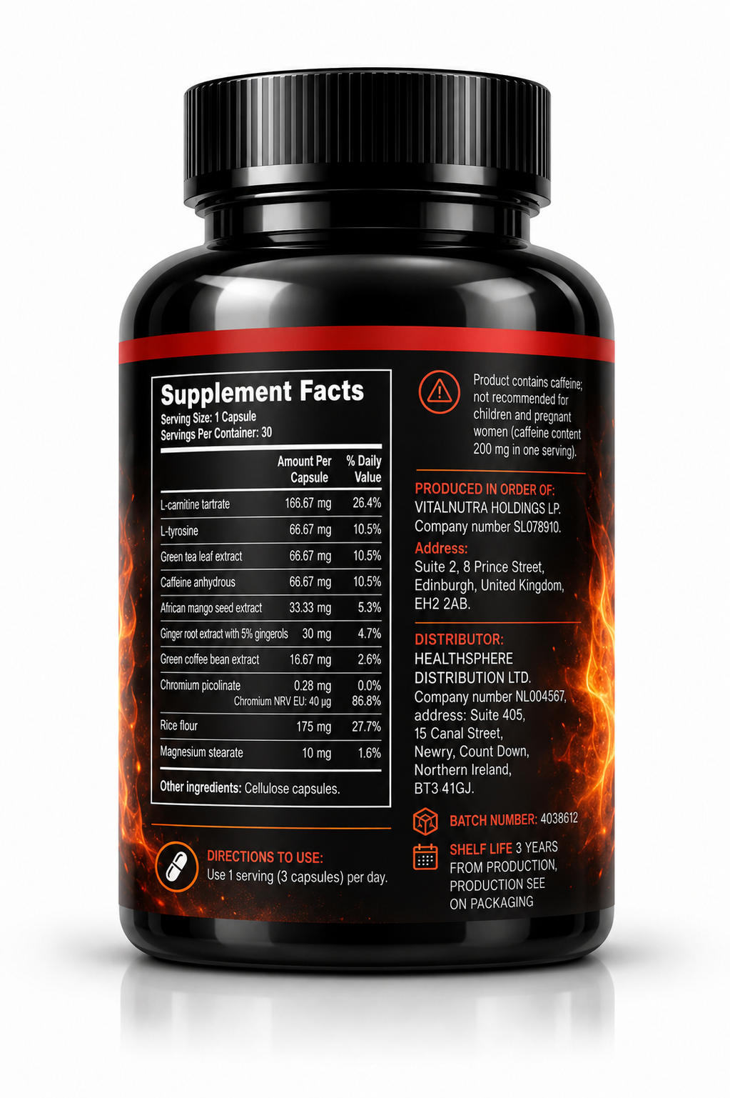 FitBurn – Metabolism & Wellness Formula – 30 Capsules