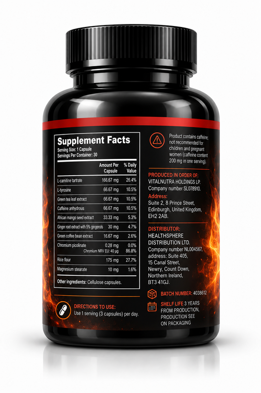 FitBurn – Metabolism & Wellness Formula – 30 Capsules