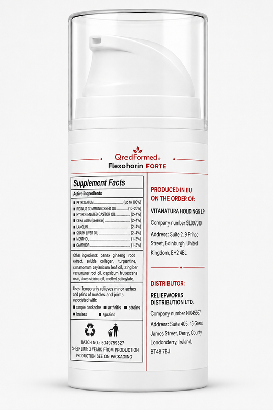 FLEXOHORIN FORTE  – Warming & Cooling Joint Area Comfort Cream – 50 ml
