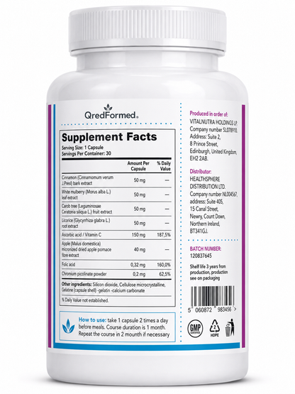 Glikofinn – Daily Glucose Metabolism & Metabolic Wellness Support – 30 Capsules