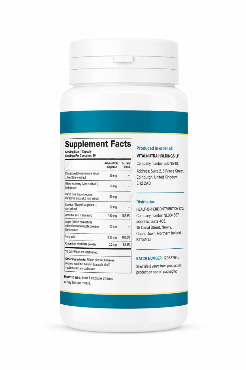 GLPro – Circulation, Energy & Daily Balance Support Supplement – 30 Capsules