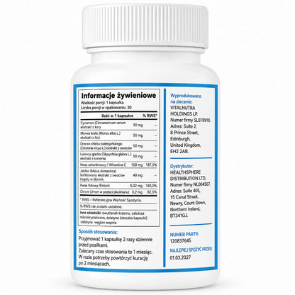 Glucosion - Glucose Balance & Daily Metabolic Support - 30 Capsules
