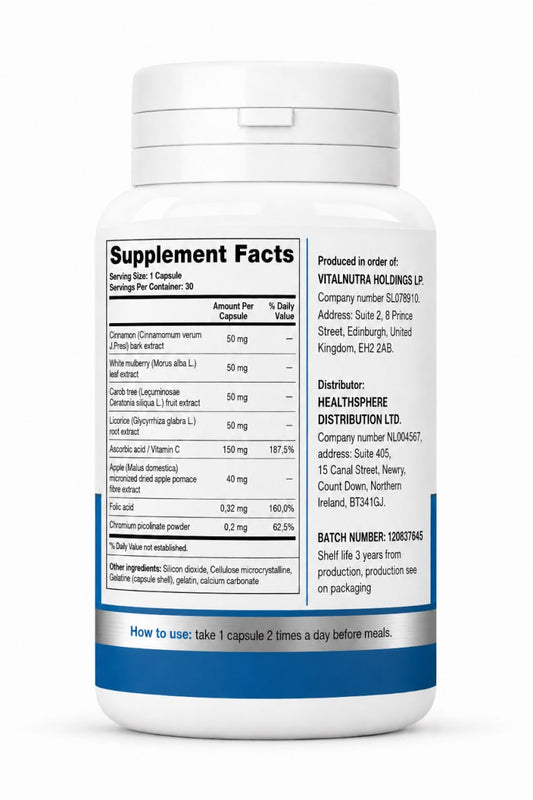 GlucoTrust – Metabolic Balance & Daily Energy Support Supplement – 30 Capsules