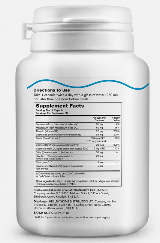 Tornerun – Everyday Heart & Circulatory Wellness Support – 30 Capsules