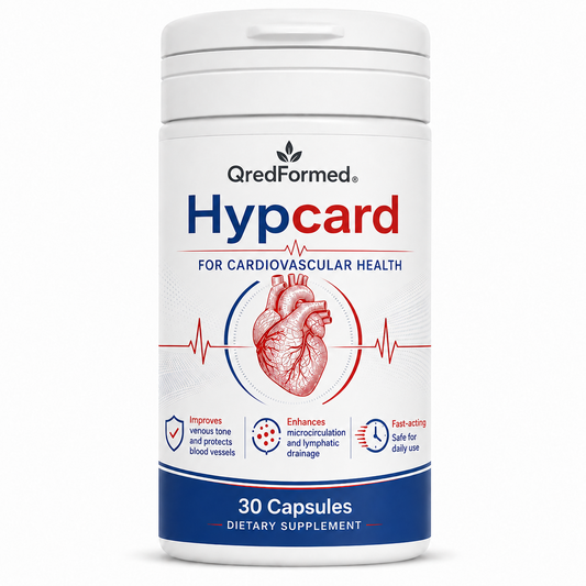 Hypcard – Daily Cardiovascular & Circulation Wellness Support – 30 Capsules