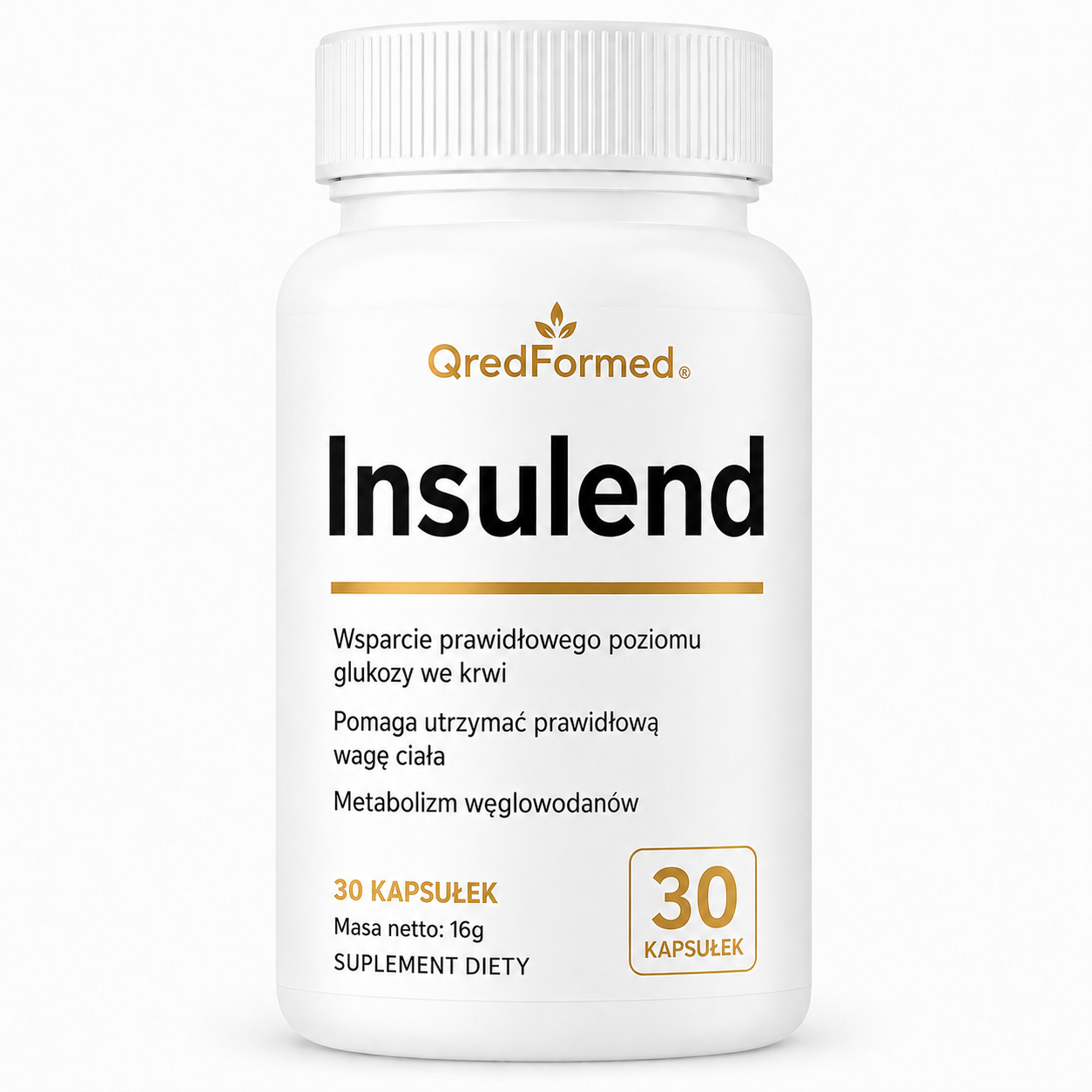 Insulend - Glucose Balance & Daily Metabolic Support - 30 Capsules