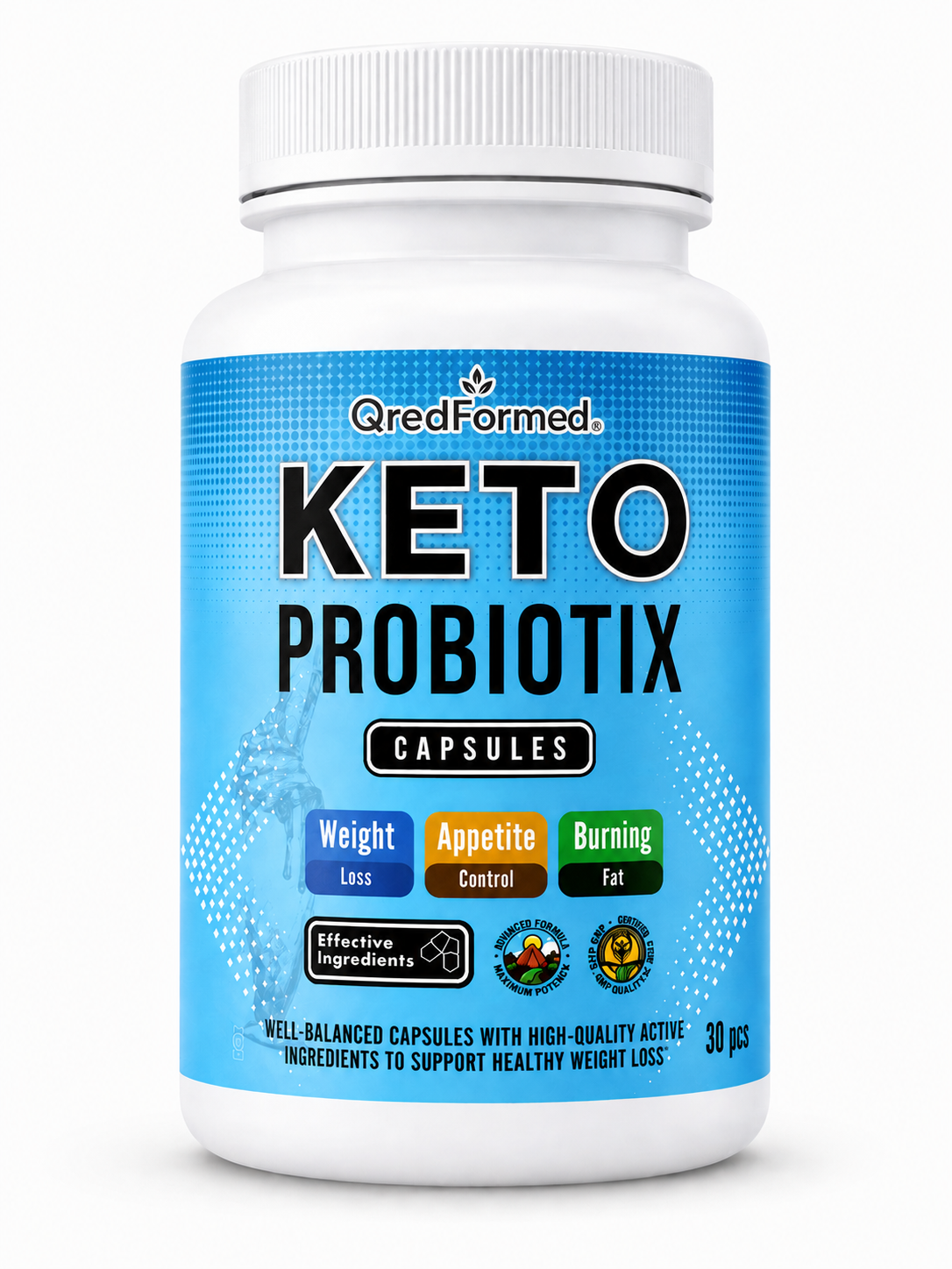 KETO Probiotix – Metabolic Support – 30 Capsules