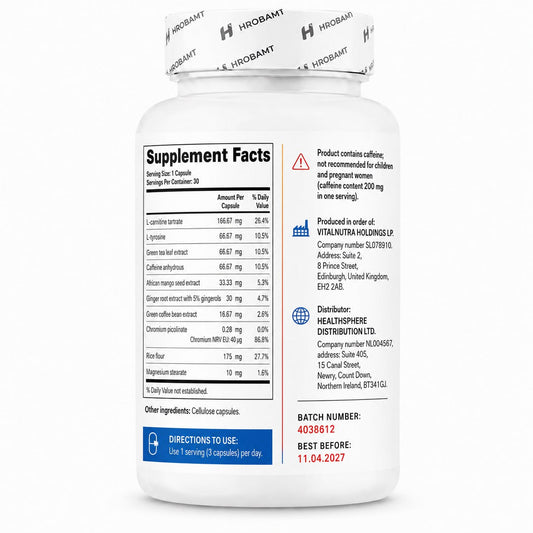KETONE active - Active Lifestyle & Daily Wellness Support - 30 Capsules