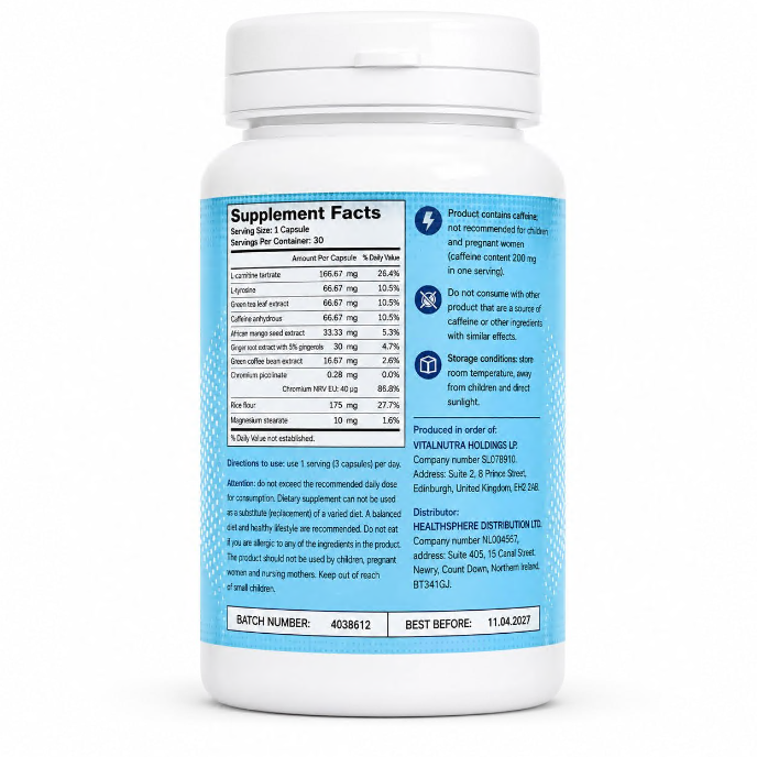KETO Probiotix – Metabolic Support – 30 Capsules