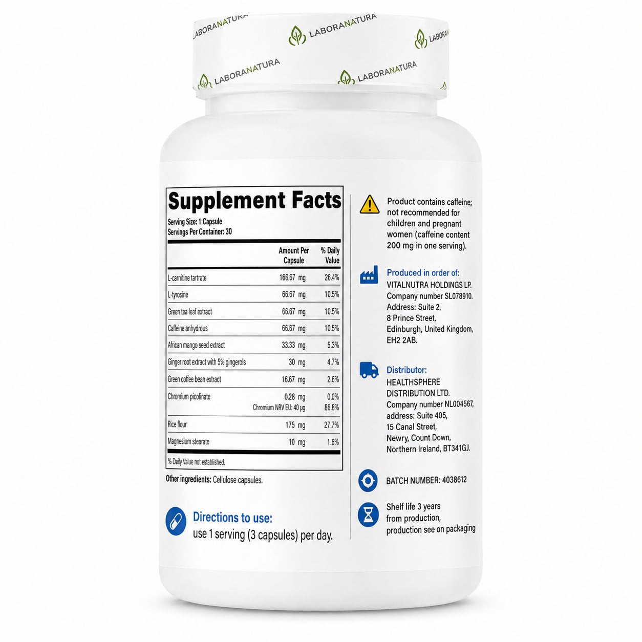 KTON ATIVE - Daily Energy & Active Lifestyle Support - 30 Capsules