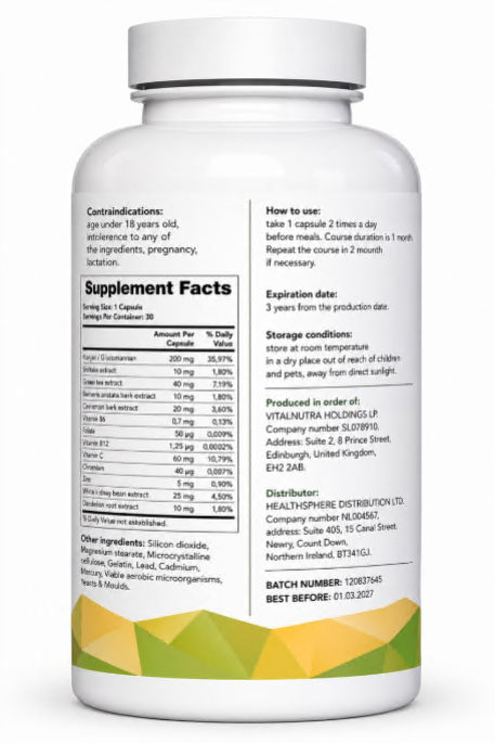 Lipozem Forte – Metabolic Wellness & Daily Balance Support Capsules – 30 Capsules