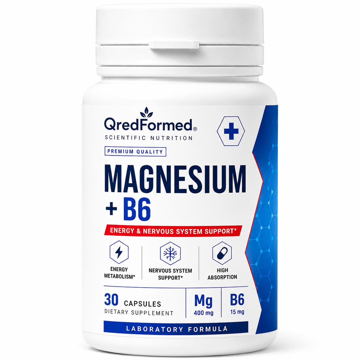 MAGNESIUM + B6 - 30 Capsules