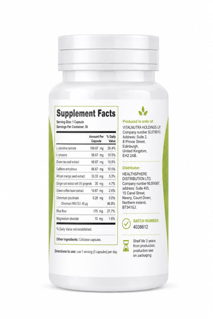 Matcha Slim – Daily Energy & Green Tea Vitality Formula – 30 Capsules
