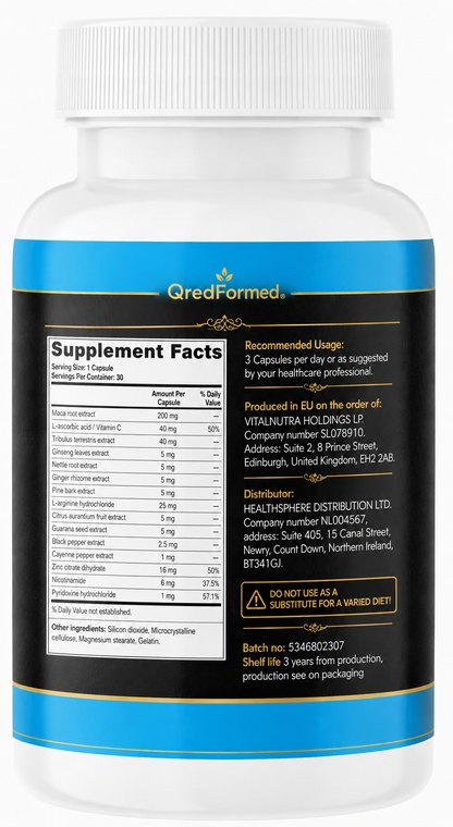 MenirMax – Men’s Daily Vitality & Active Lifestyle Support – 30 Capsules