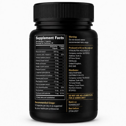 Men's Factory - Men’s Energy & Wellness Support - 30 Capsules